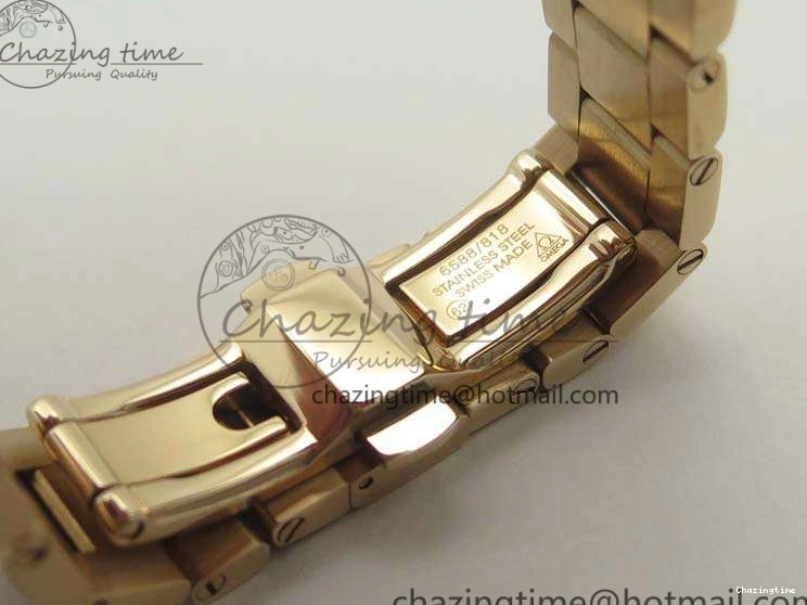 0520 Timeless Aqua Terra Ladies 35mm RG V6F Best Edition White MOP Dial On RG Bracelet A 8102